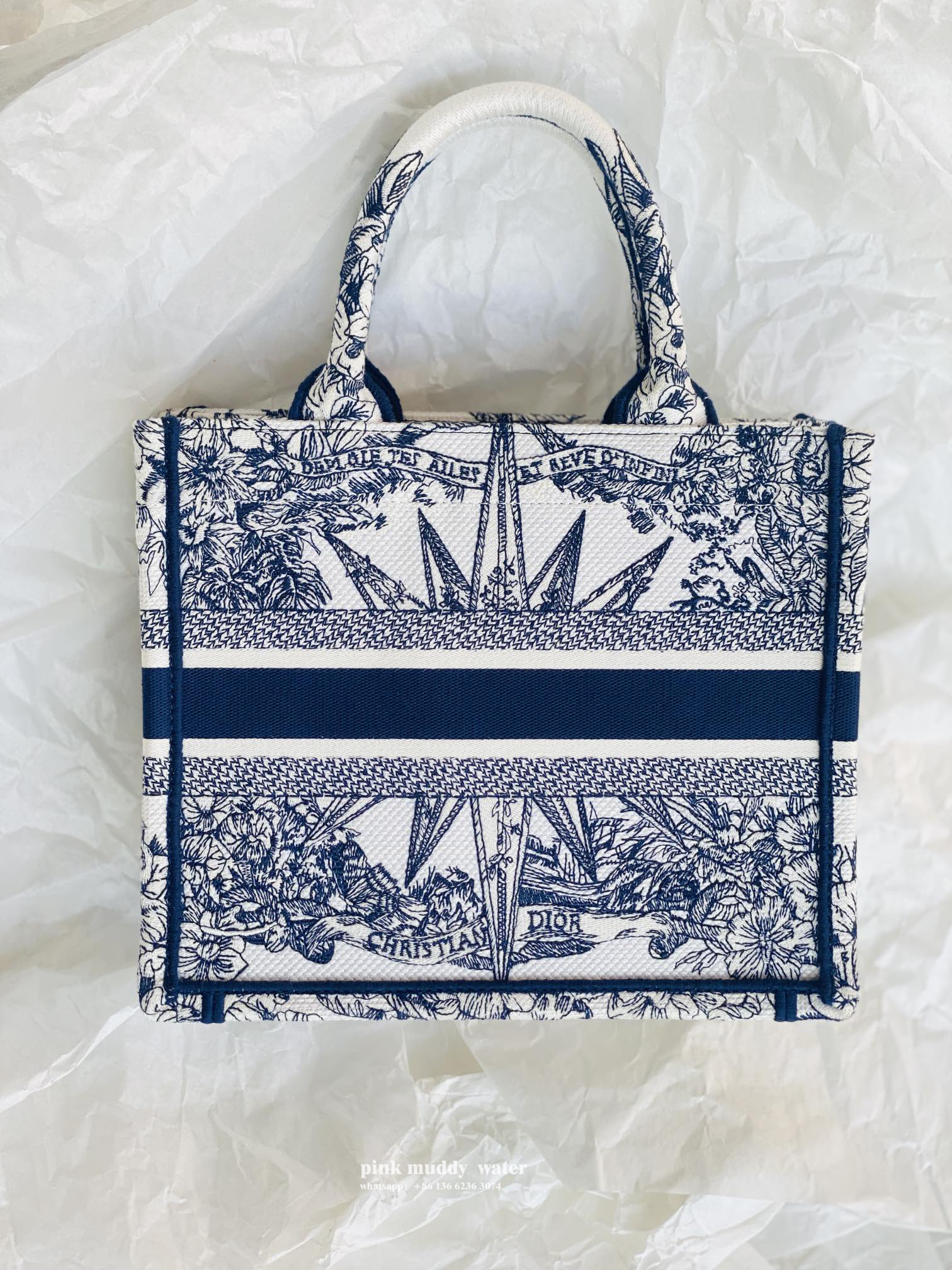 SMALL DIOR BOOK TOTE