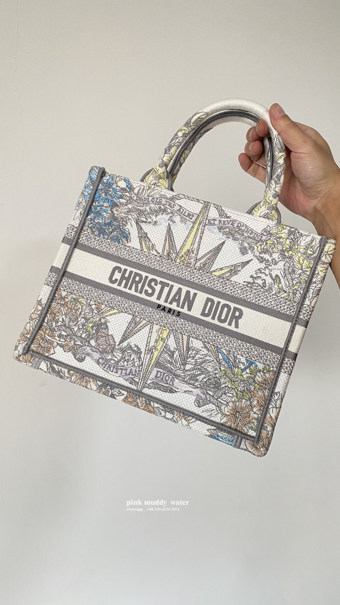 SMALL DIOR BOOK TOTE