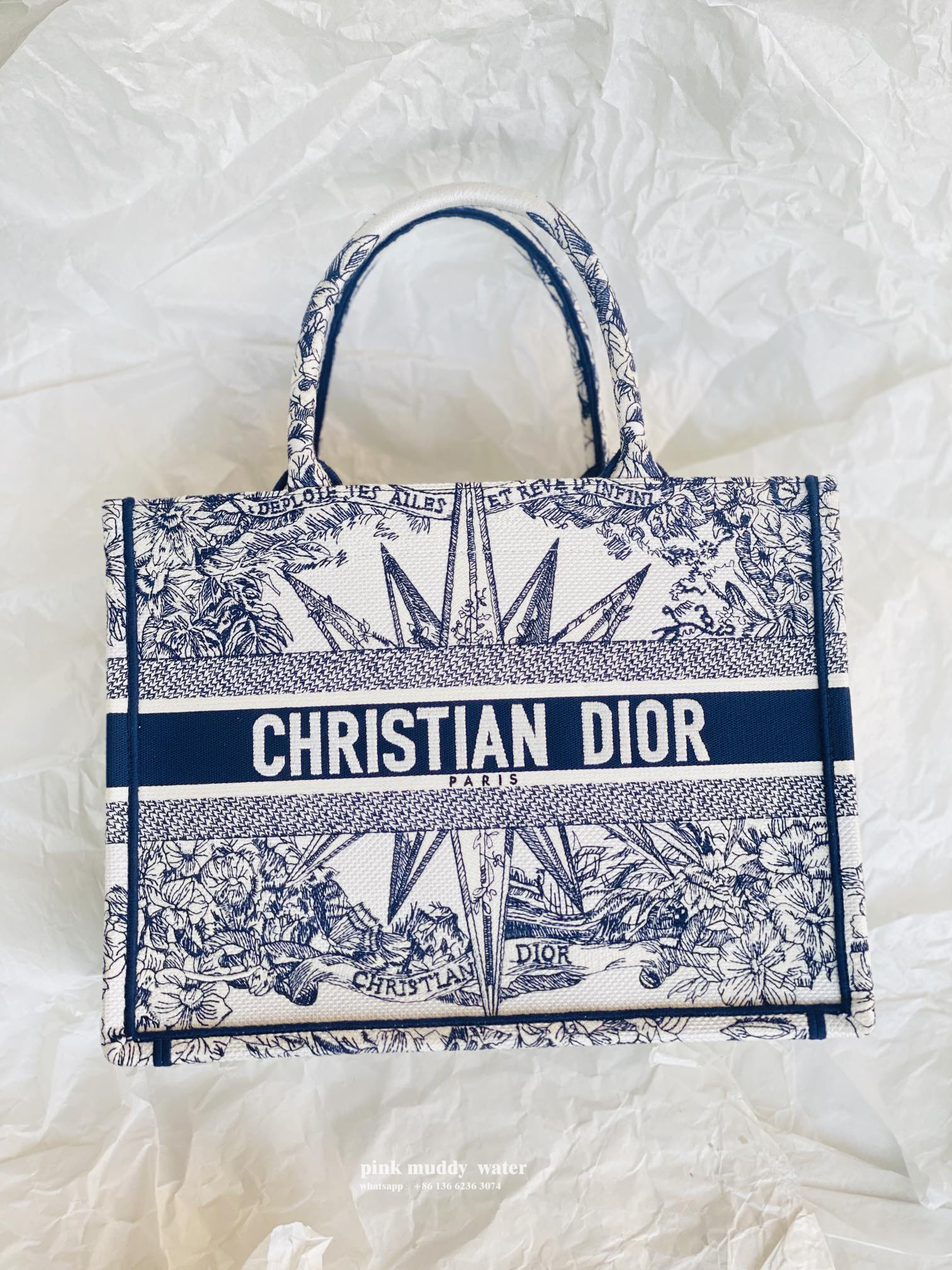 SMALL DIOR BOOK TOTE