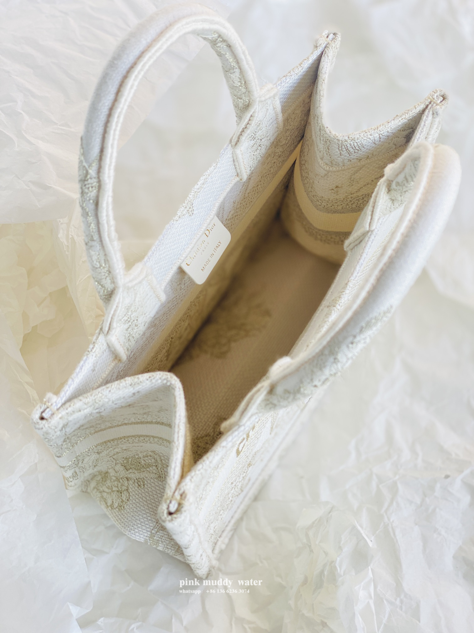 SMALL DIOR BOOK TOTE