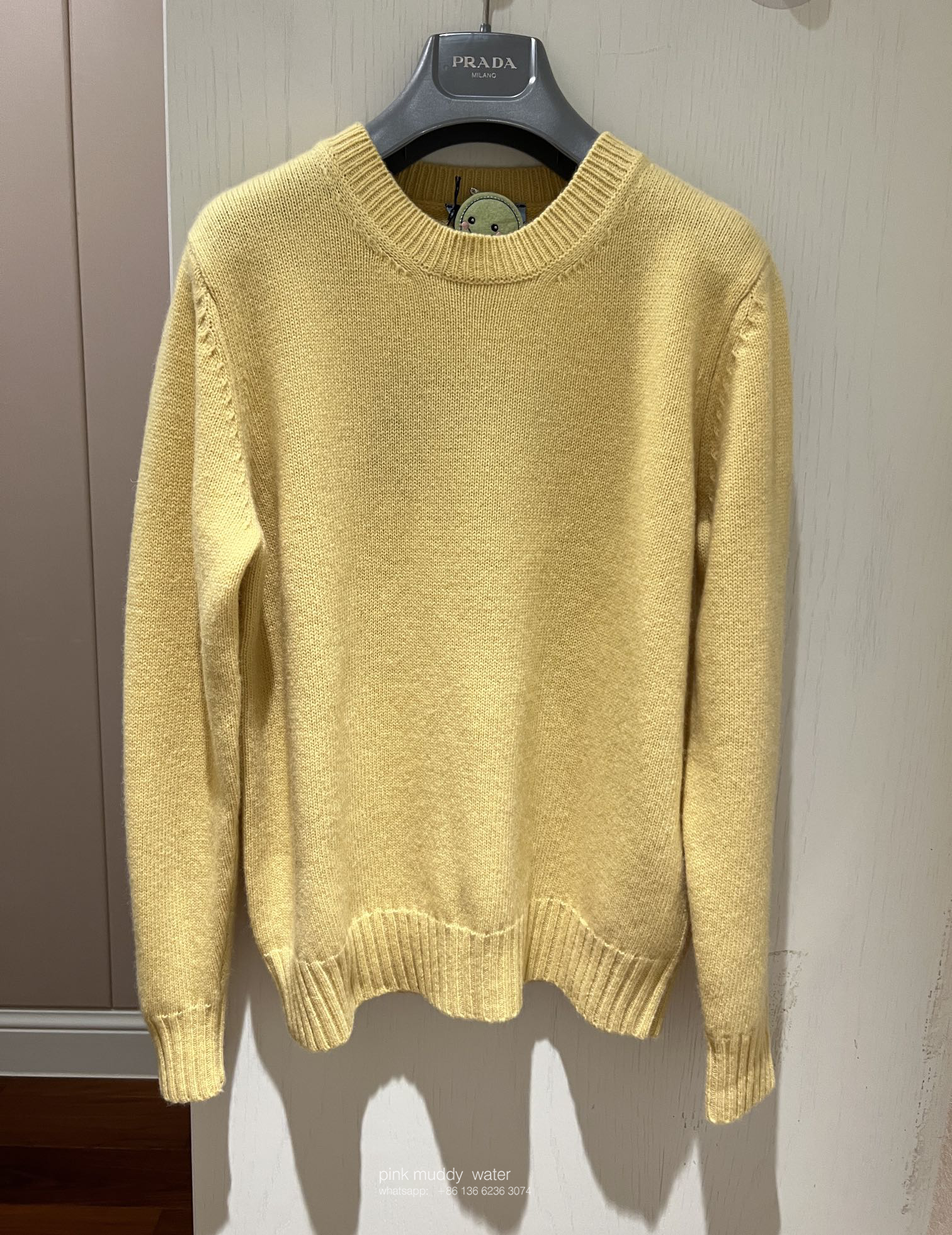 Wool and cashmere crew-neck sweater