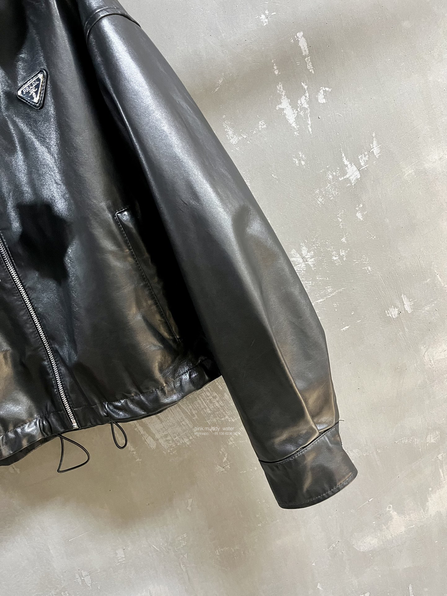 Reversible nappa leather jacket