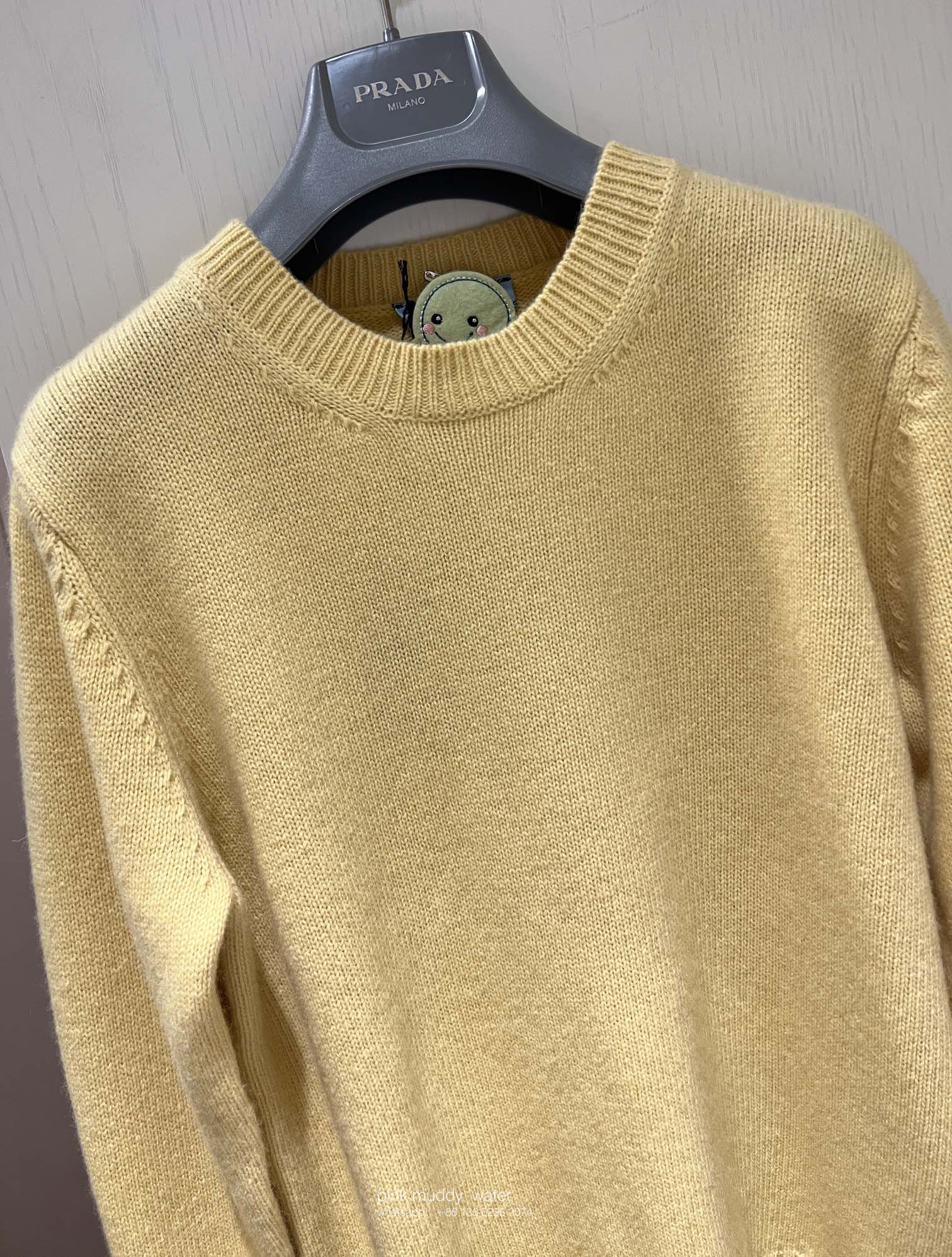 Wool and cashmere crew-neck sweater