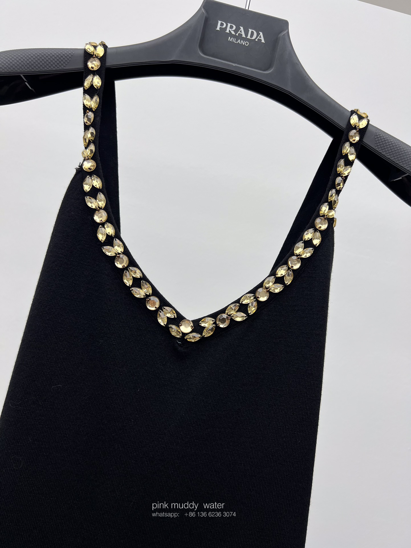 embroidered grain de poudre dress