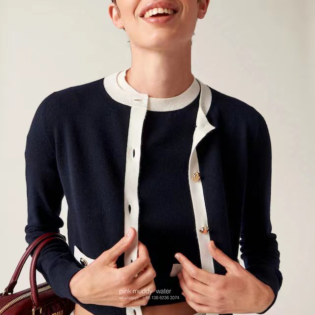 cashmere knitted cardigan