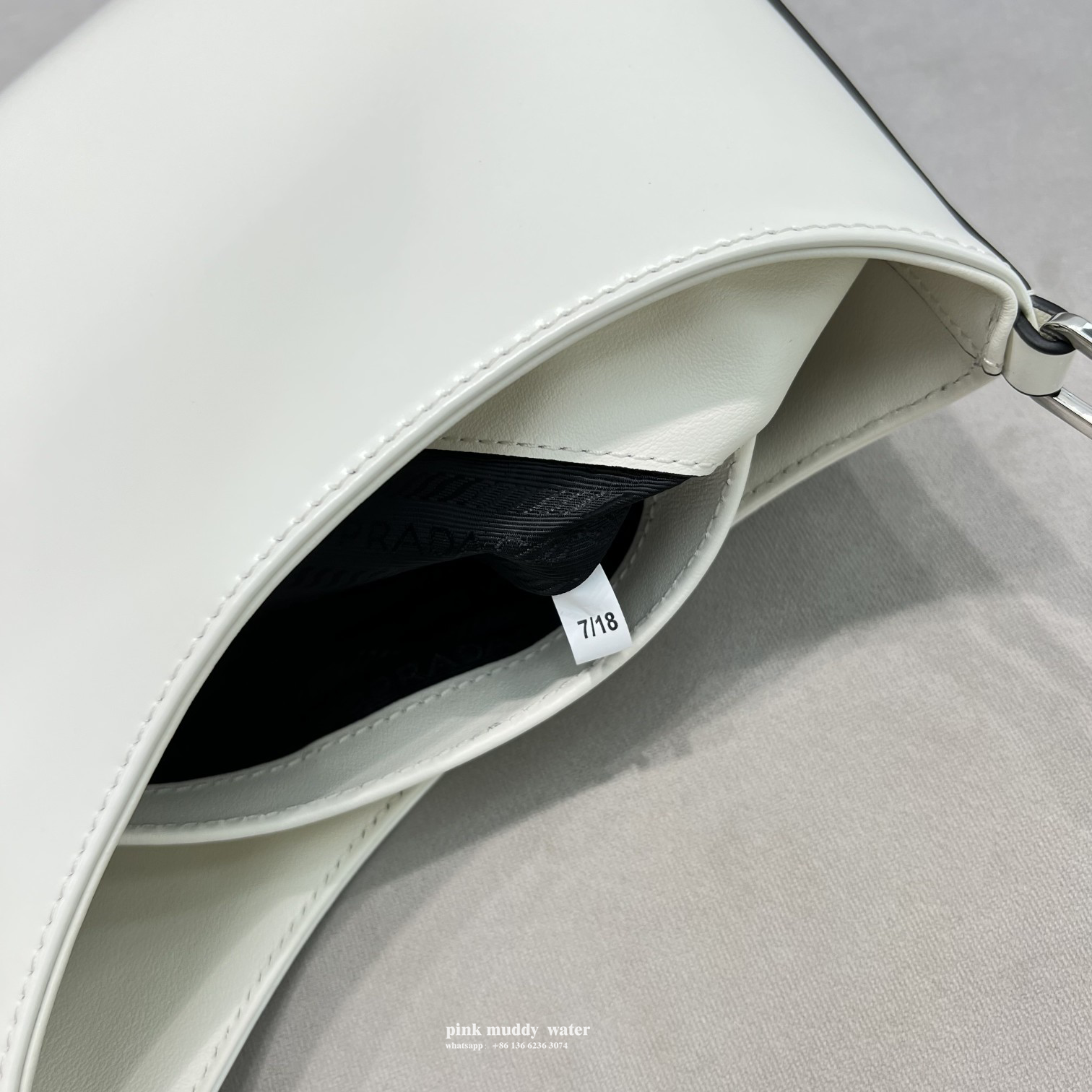 Prada Cleo brushed leather shoulder bag