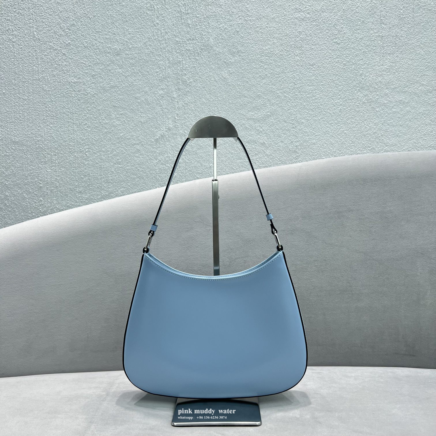 Prada Cleo brushed leather shoulder bag