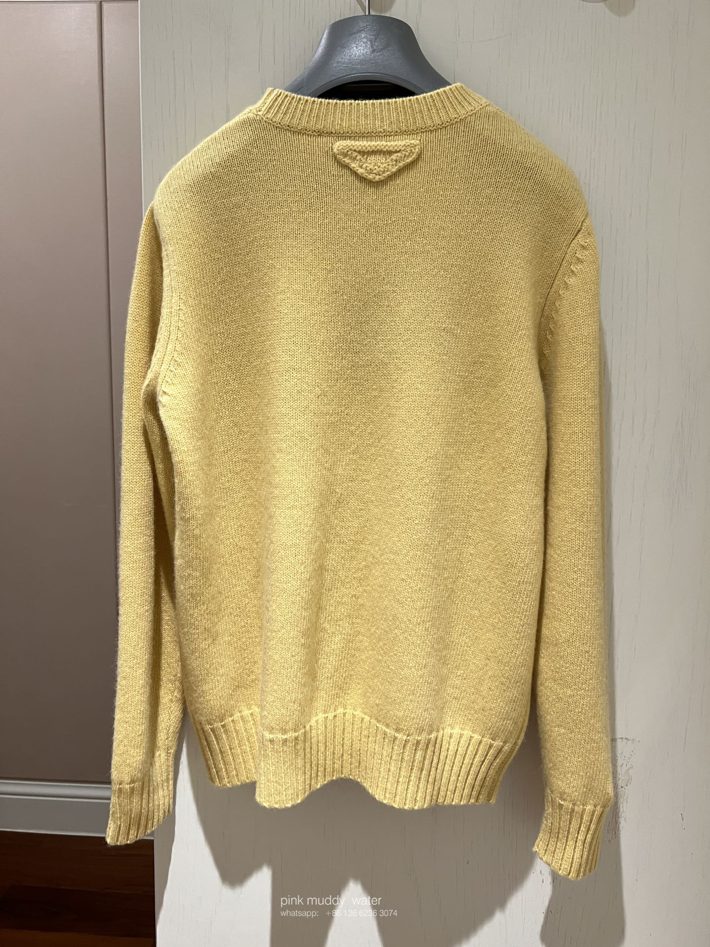 Wool and cashmere crew-neck sweater
