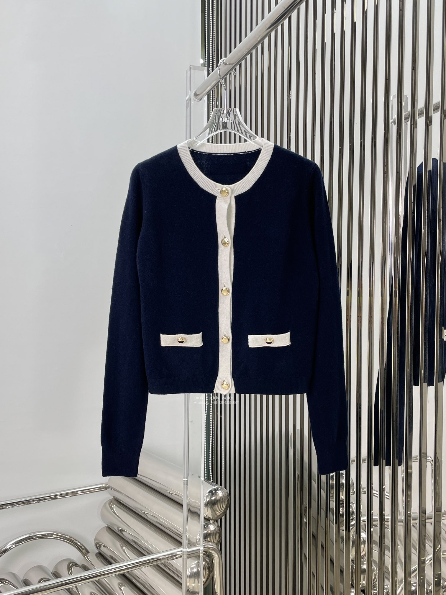 cashmere knitted cardigan