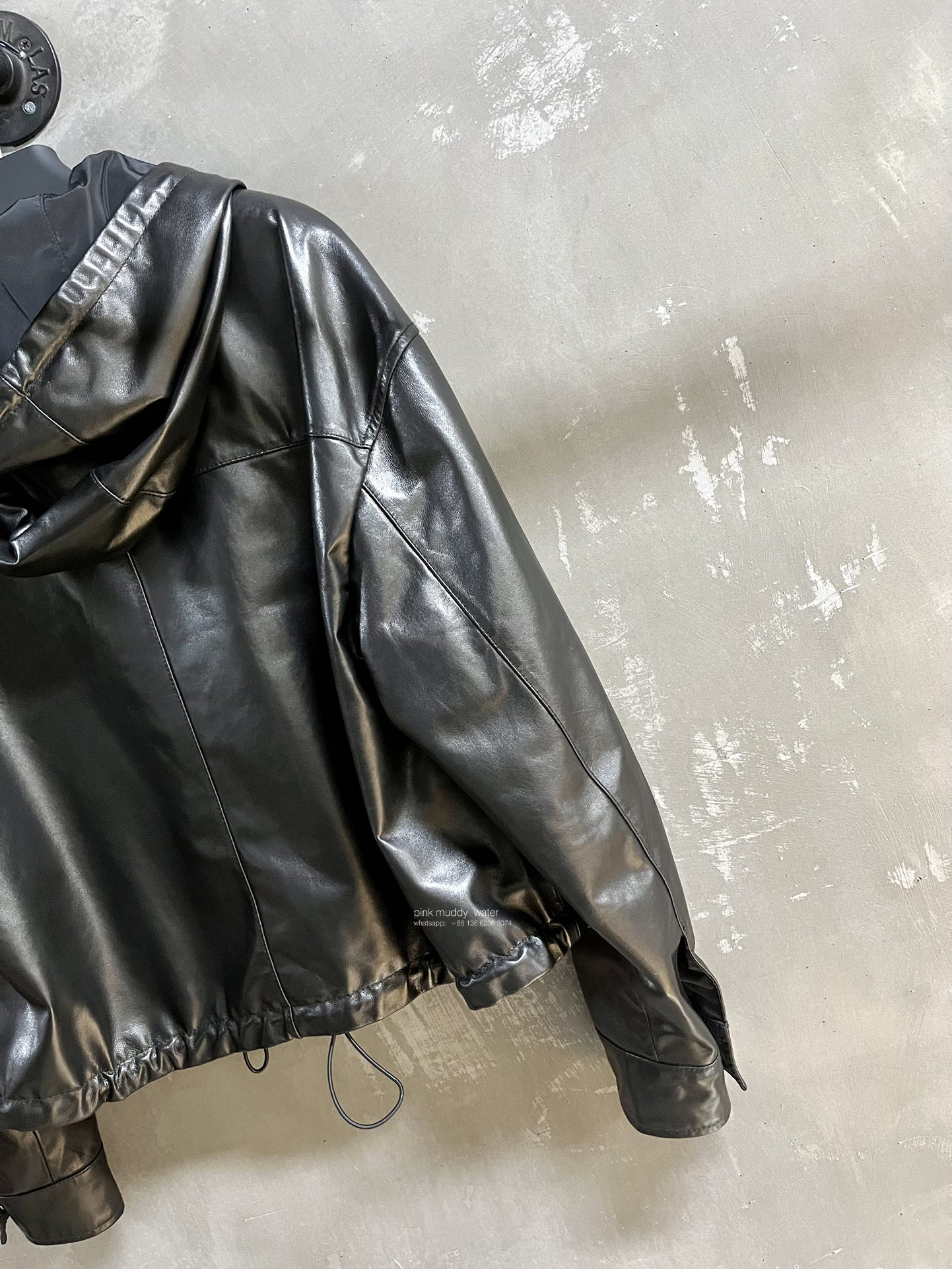 Reversible nappa leather jacket