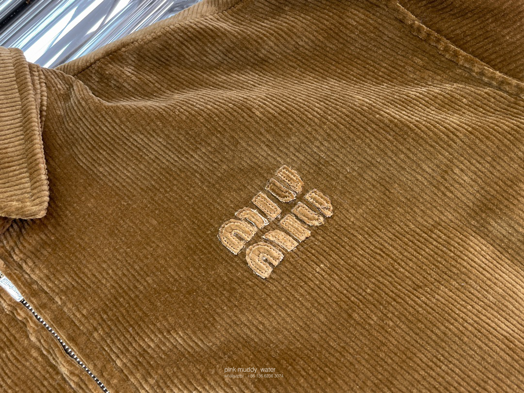 Corduroy tunic jacket