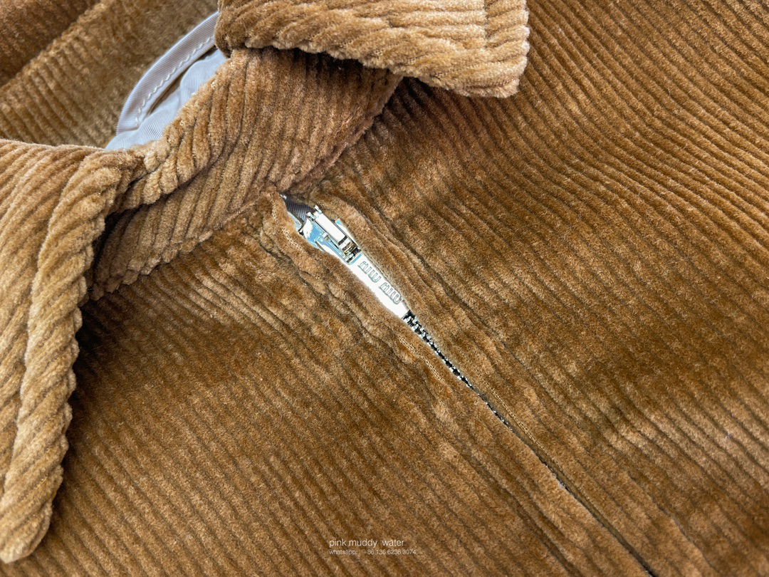 Corduroy tunic jacket