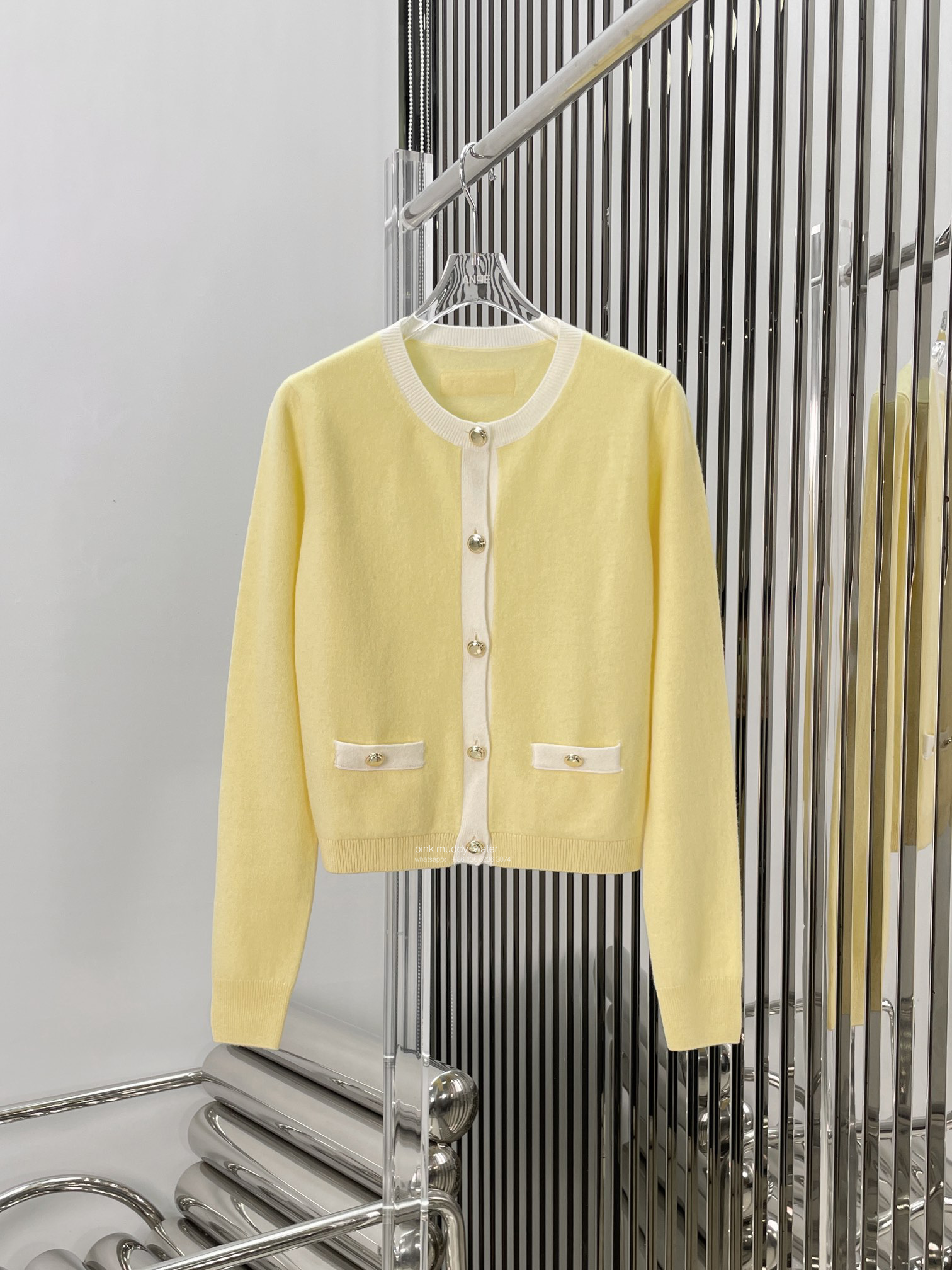 cashmere knitted cardigan