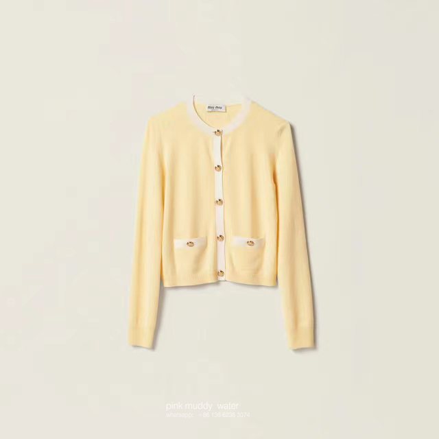 cashmere knitted cardigan