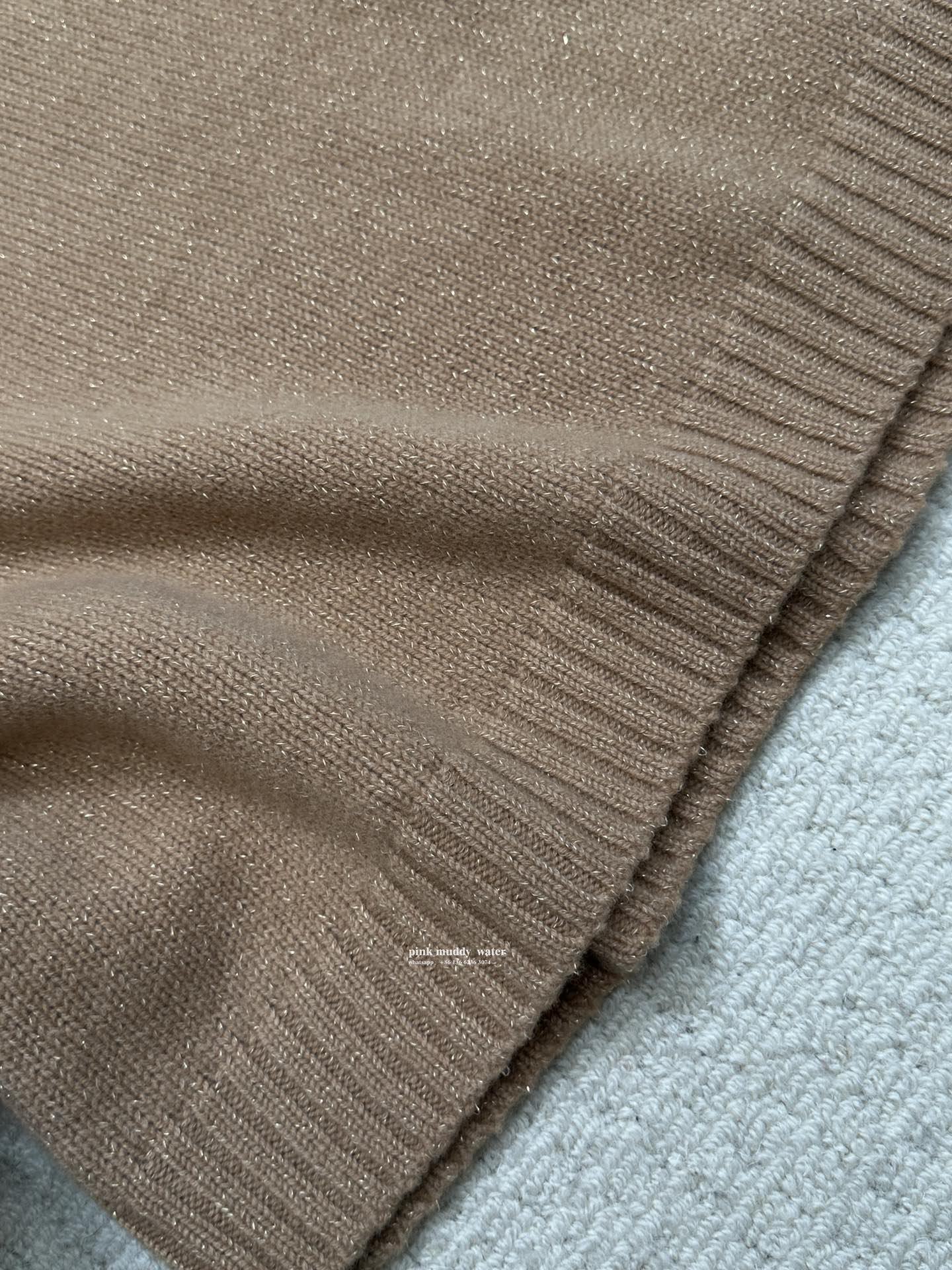 Wool, cashmere and lamé crew-neck sweater