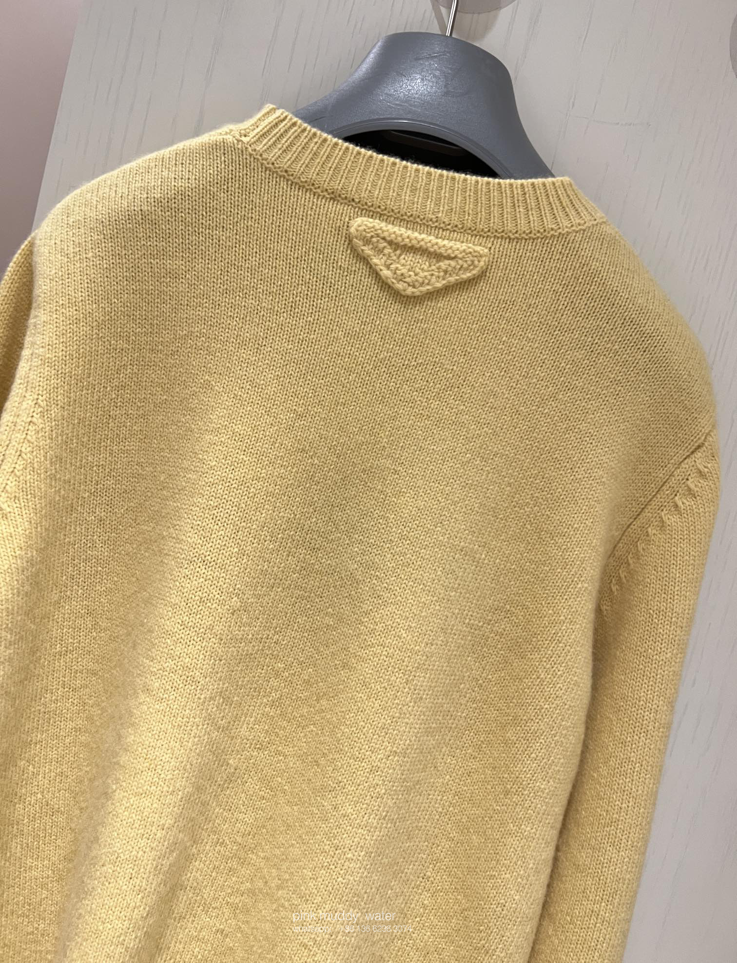 Wool and cashmere crew-neck sweater