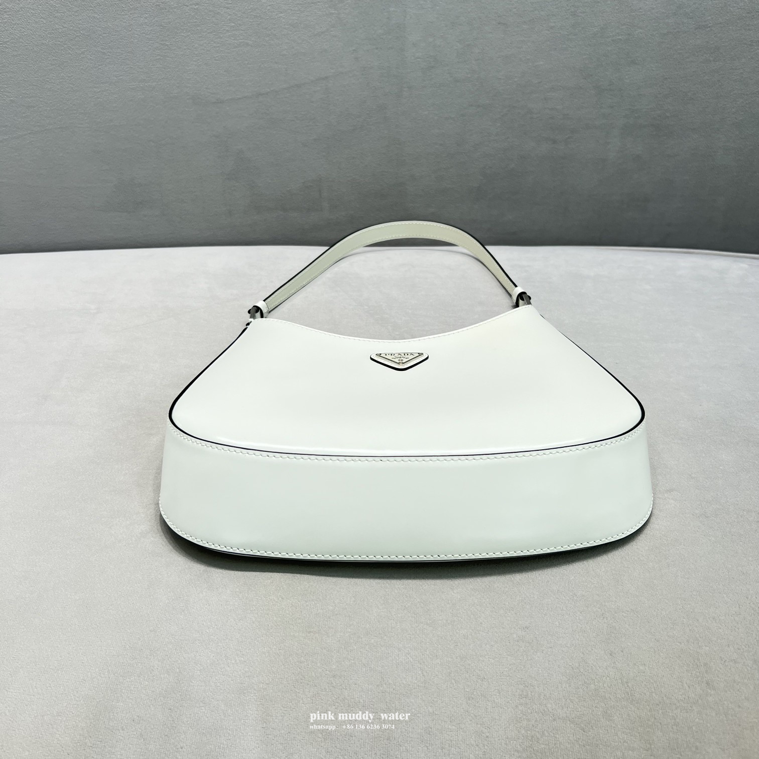 Prada Cleo brushed leather shoulder bag