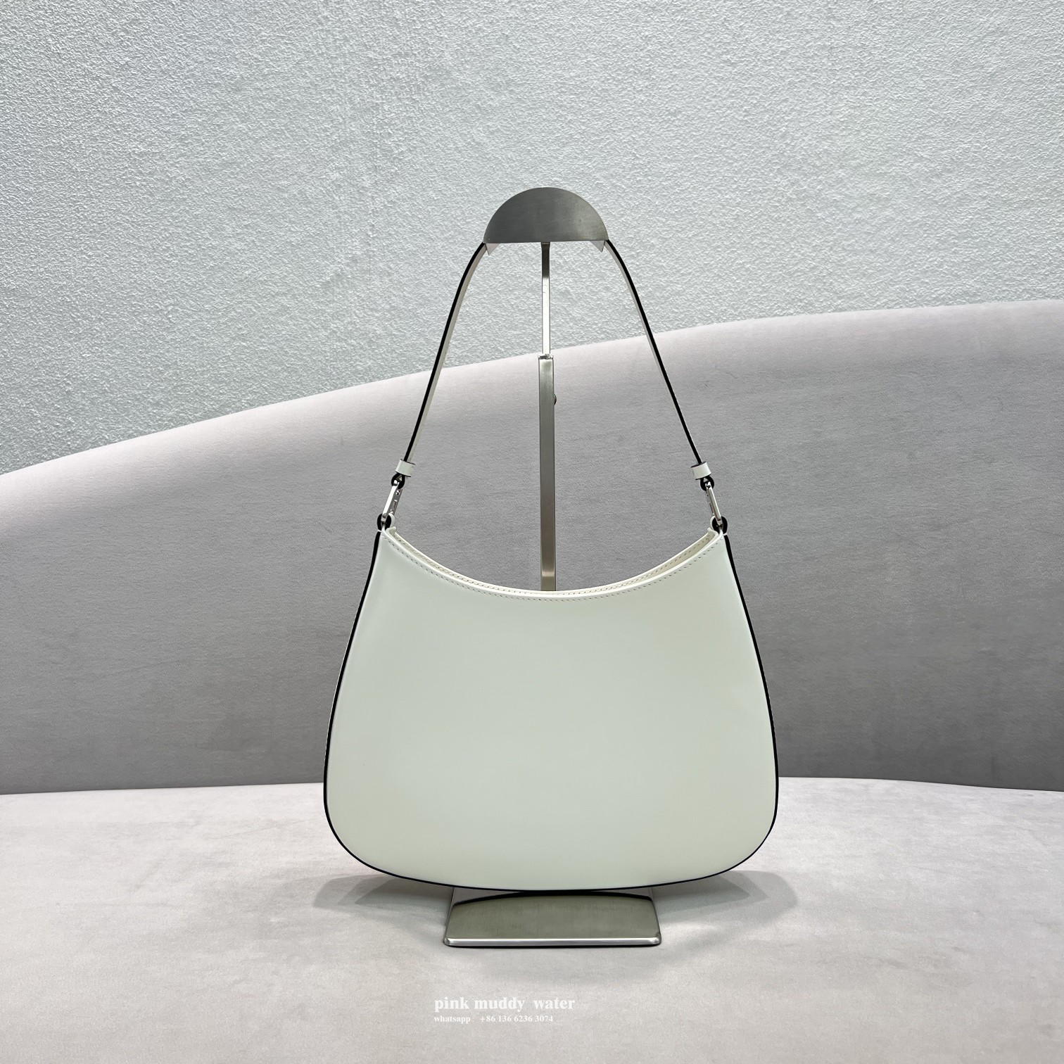 Prada Cleo brushed leather shoulder bag