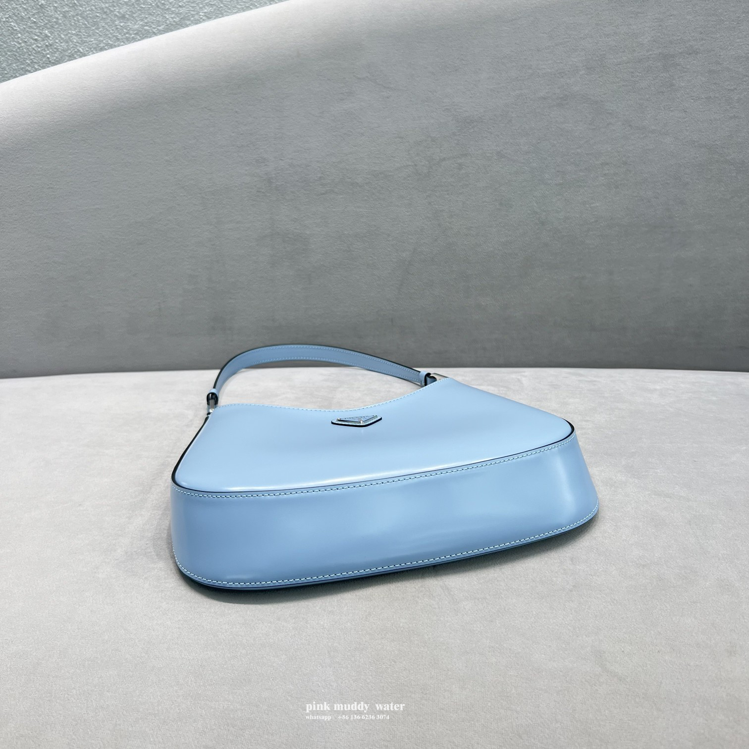 Prada Cleo brushed leather shoulder bag