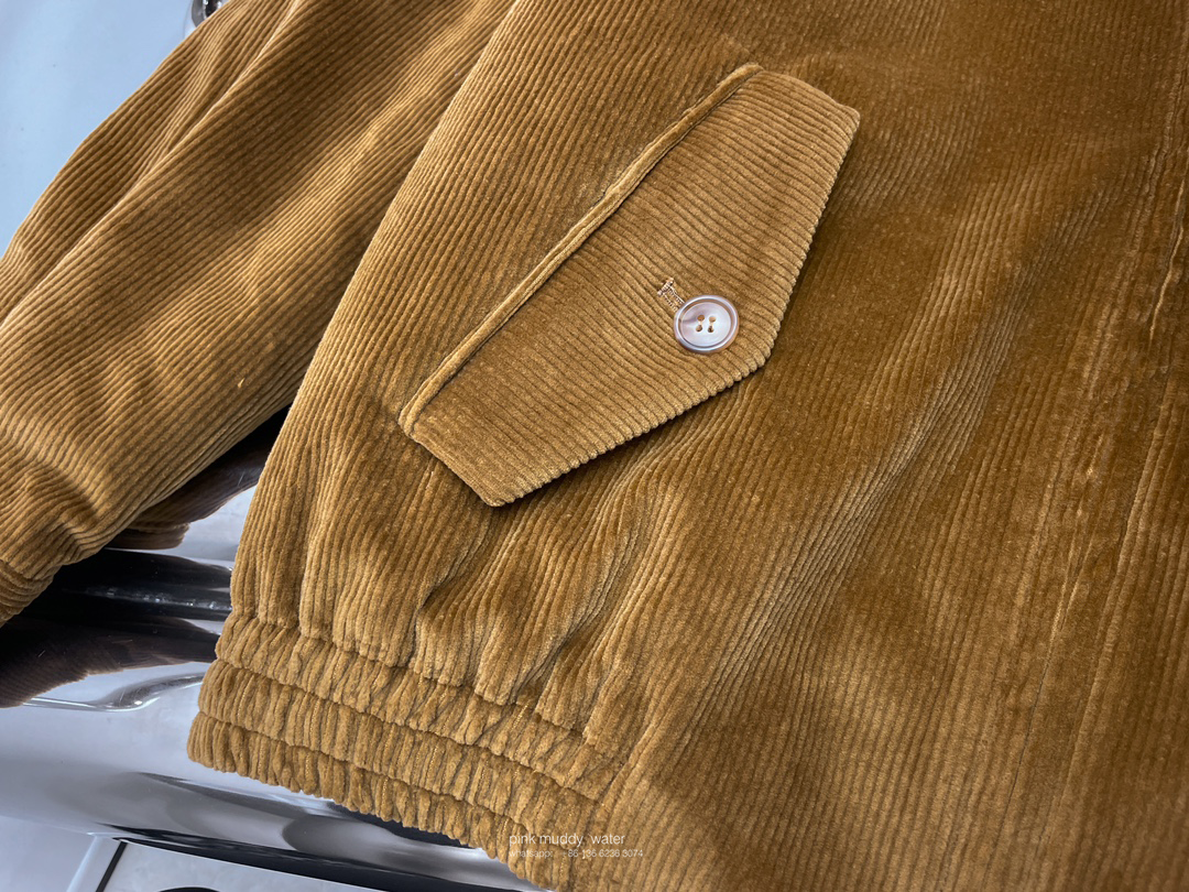 Corduroy tunic jacket