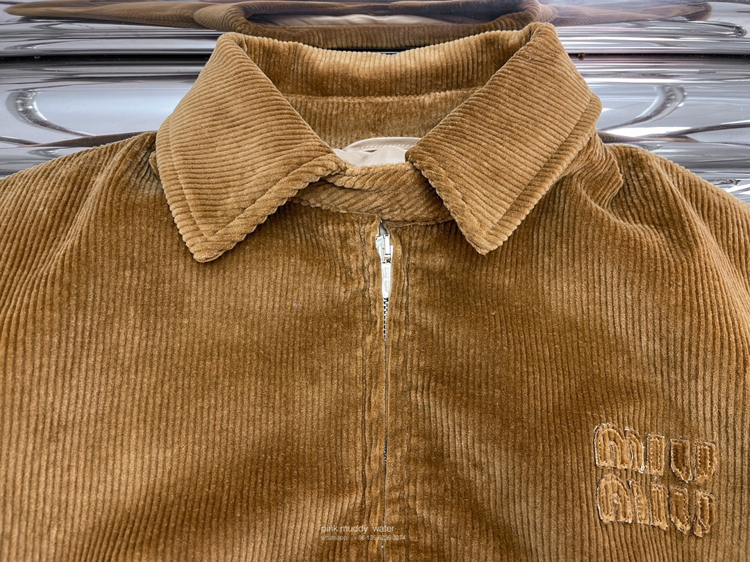 Corduroy tunic jacket