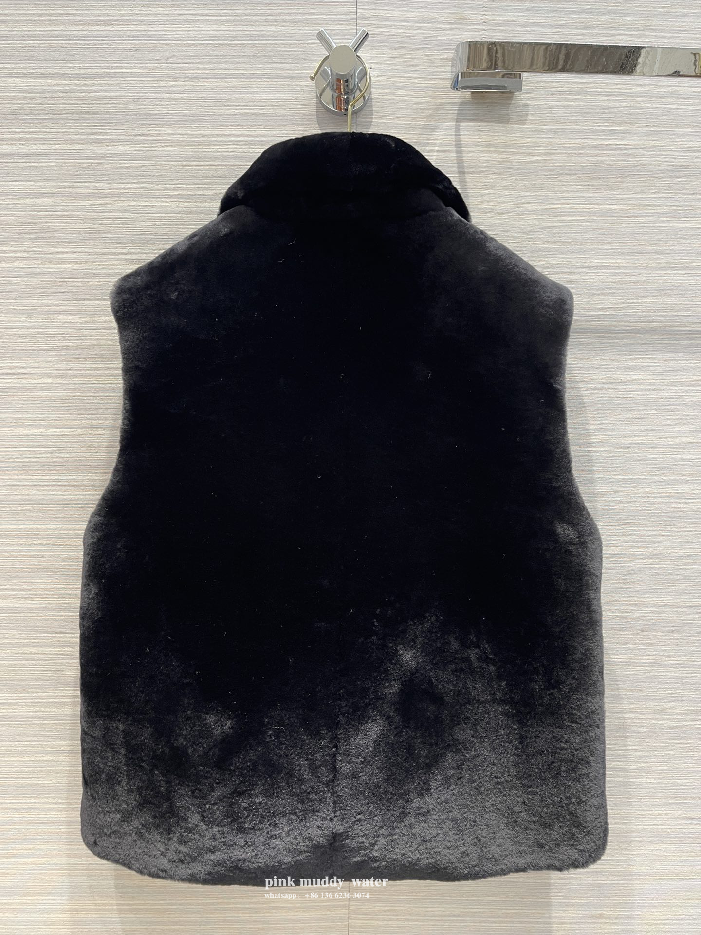 Shearling vest