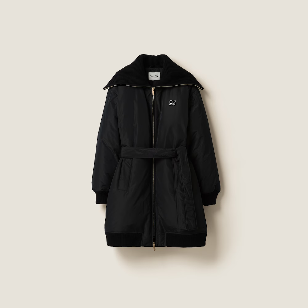 Functional fabric down coat