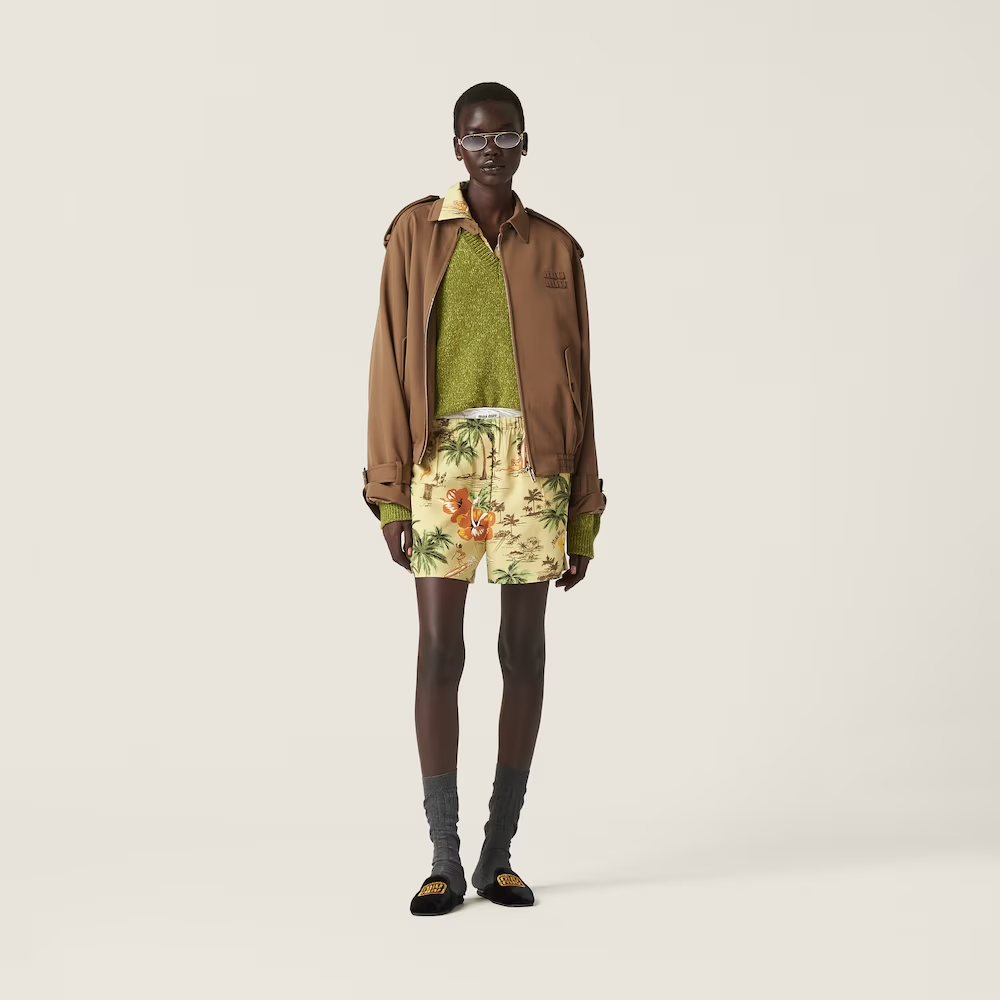 Gabardine Tunic Jacket