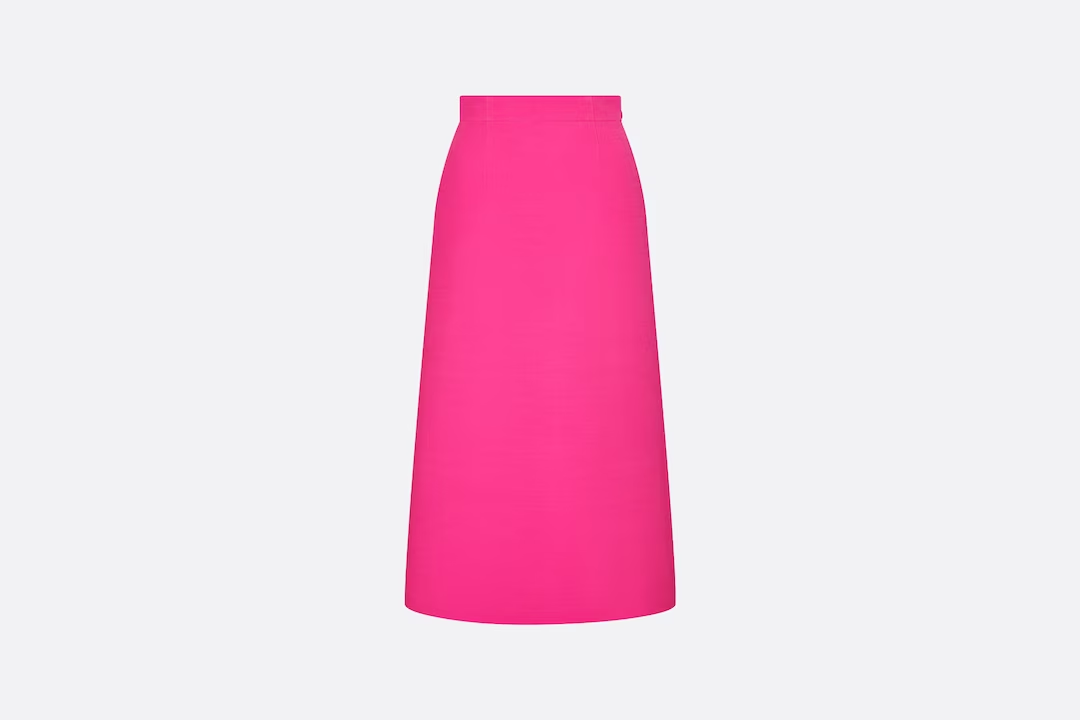 MID-LENGTH FLARED SKIRT