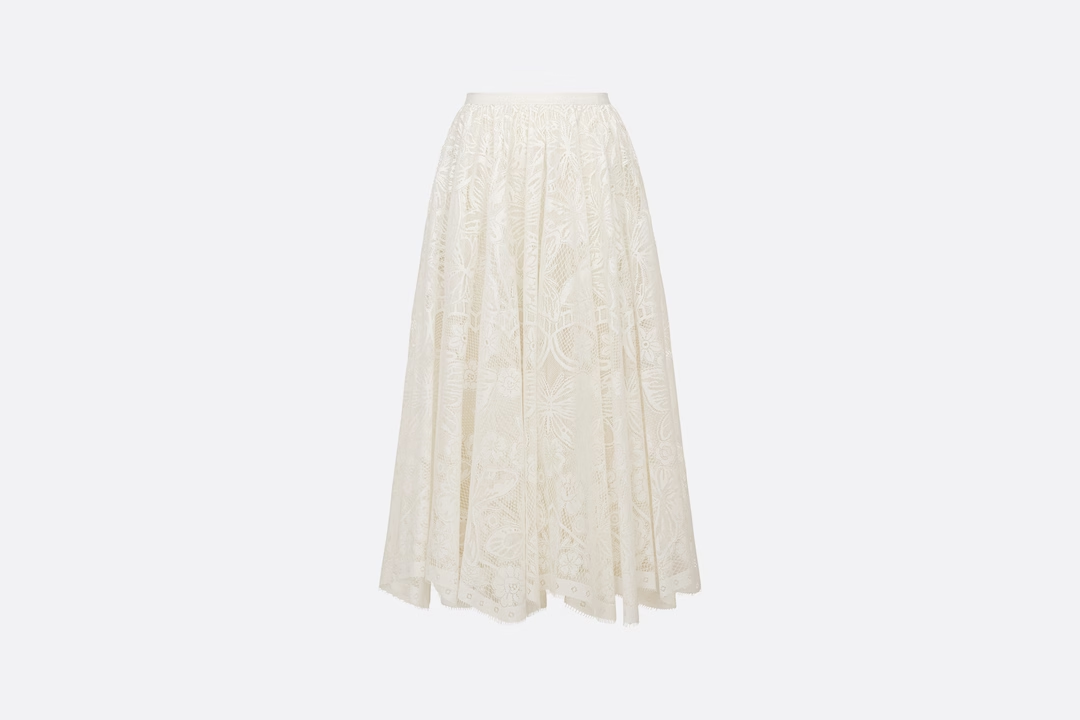 FLARED MID-LENGTH SKIRT