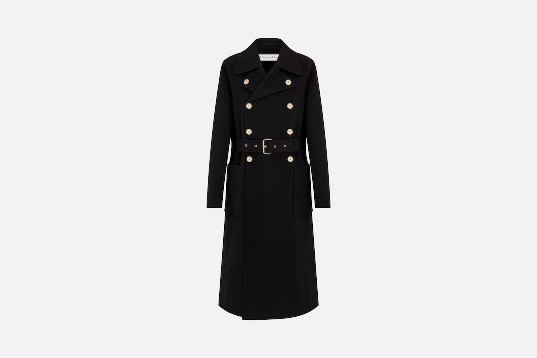 COAT WITH BELT