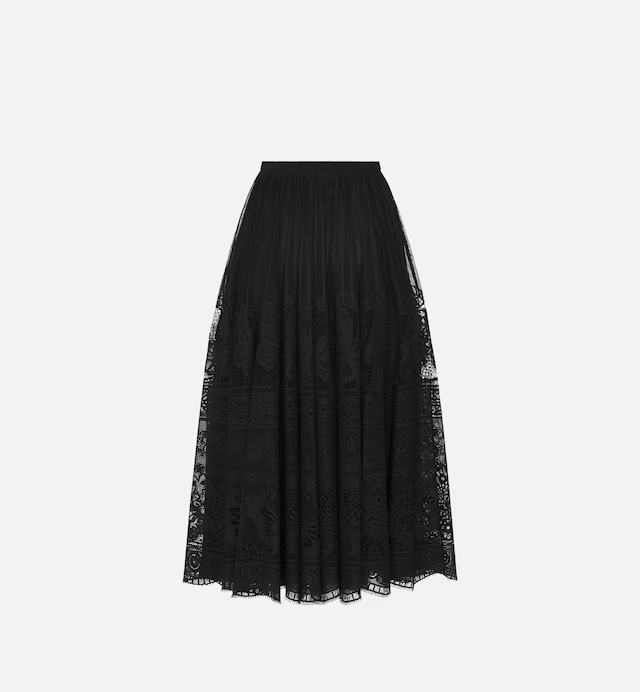 FLARED MID-LENGTH SKIRT