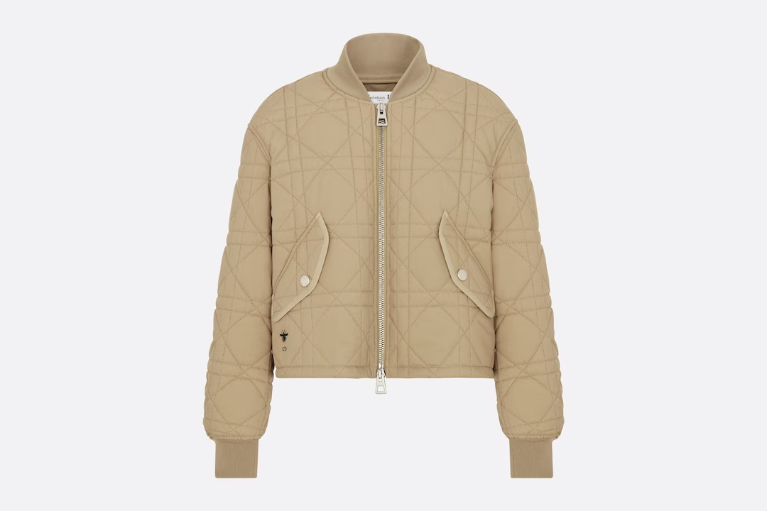 MACROCANNAGE BOMBER JACKET