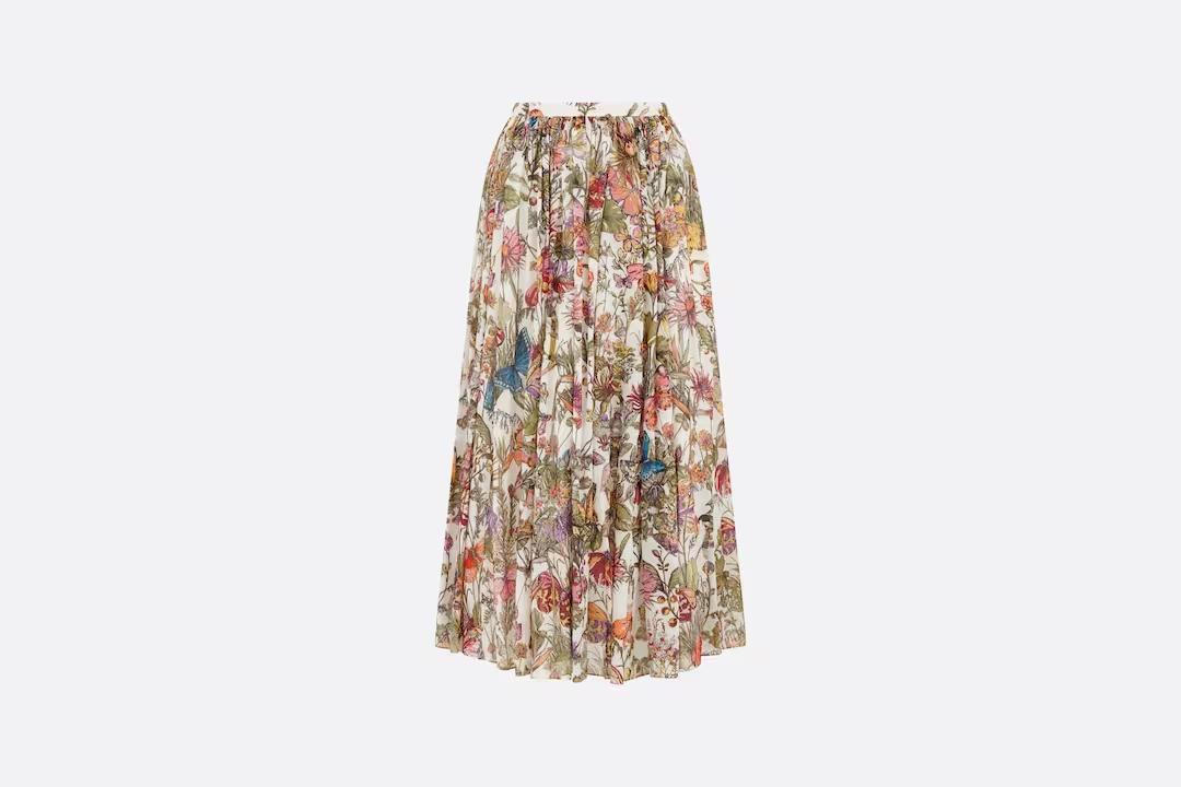 MID-LENGTH FLARED SKIRT