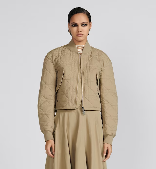 MACROCANNAGE BOMBER JACKET