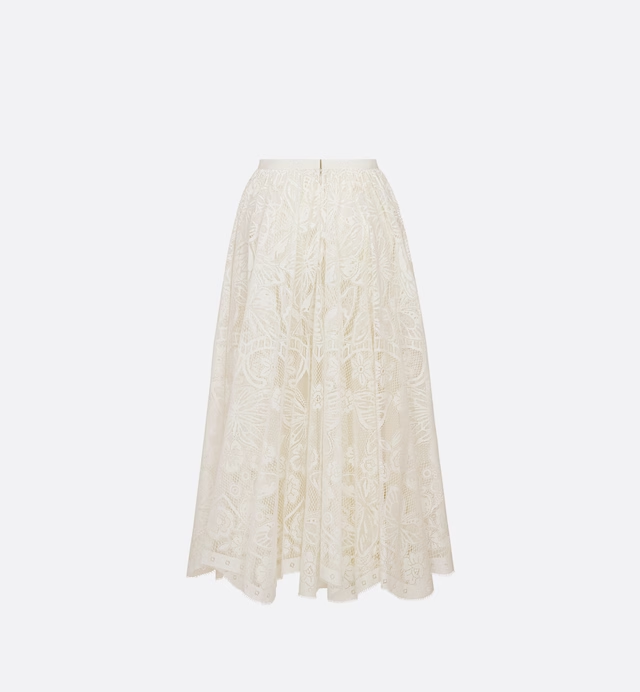 FLARED MID-LENGTH SKIRT