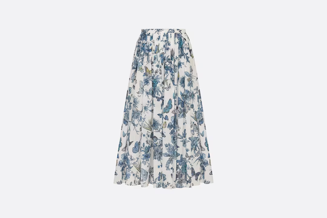 FLARED MID-LENGTH SKIRT