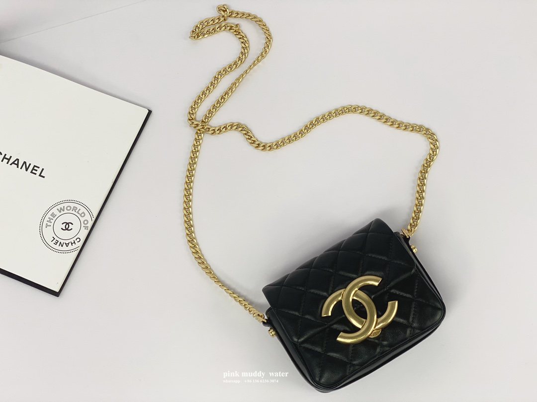 CHANEL 23P lambskin shoulder bag
