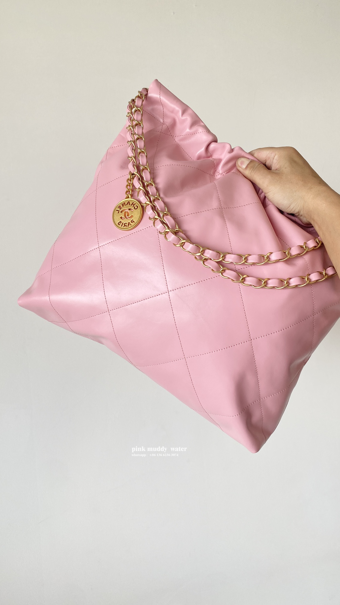 CHANEL 22Bag Tote Shopping Bag