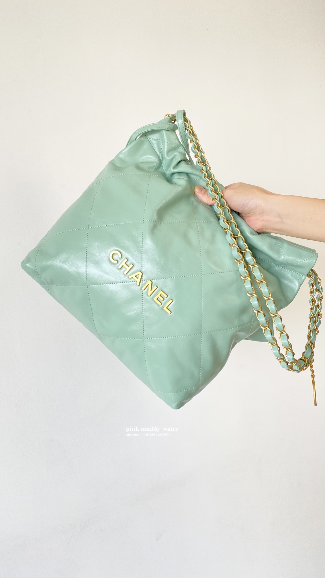 CHANEL 22Bag Tote Shopping Bag