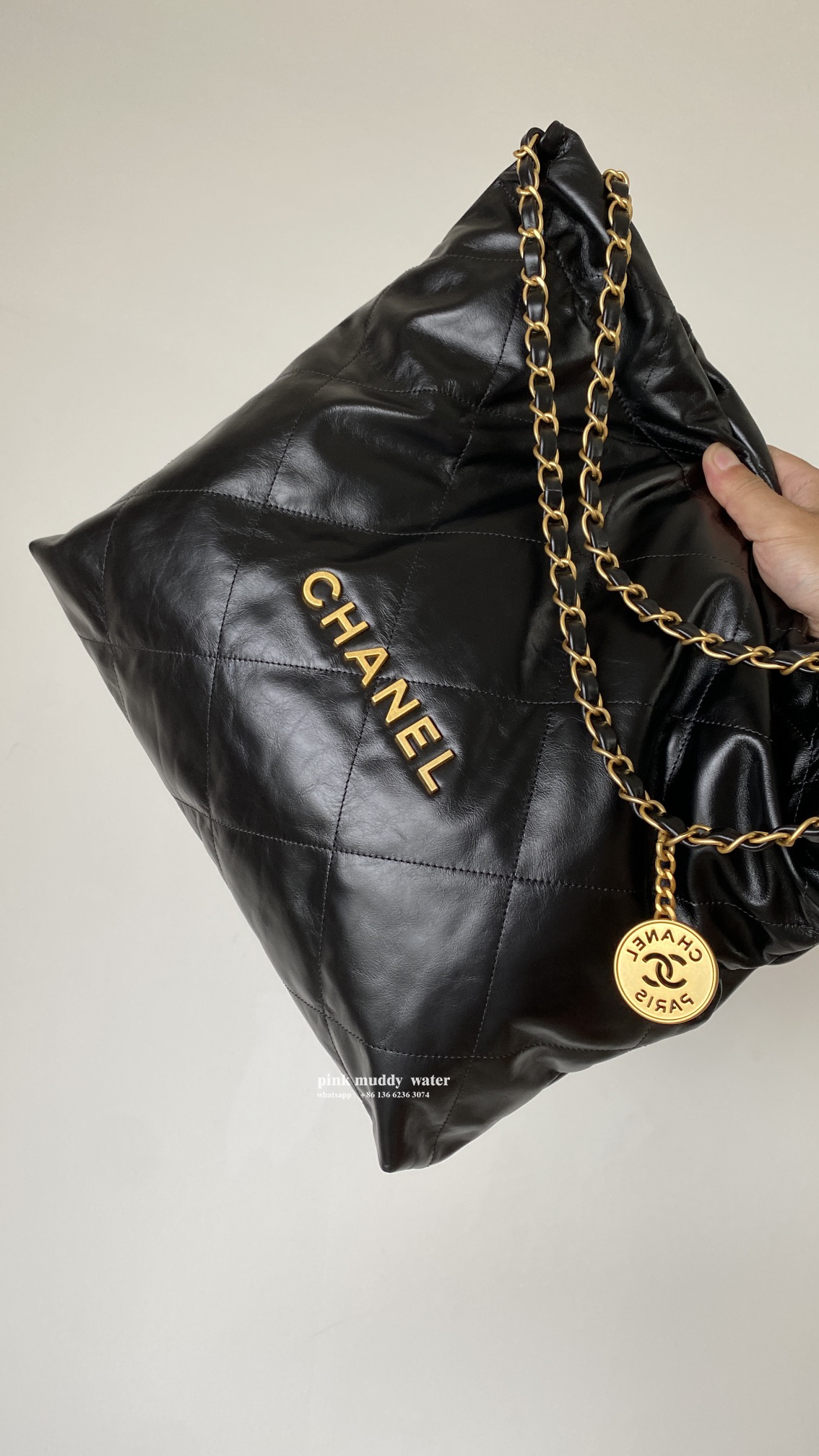 CHANEL 22Bag Tote Shopping Bag