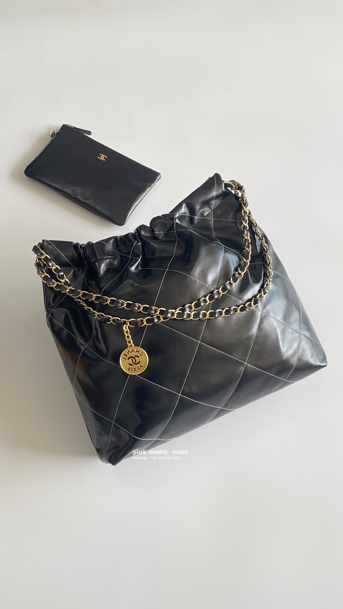 CHANEL 22Bag Tote Shopping Bag