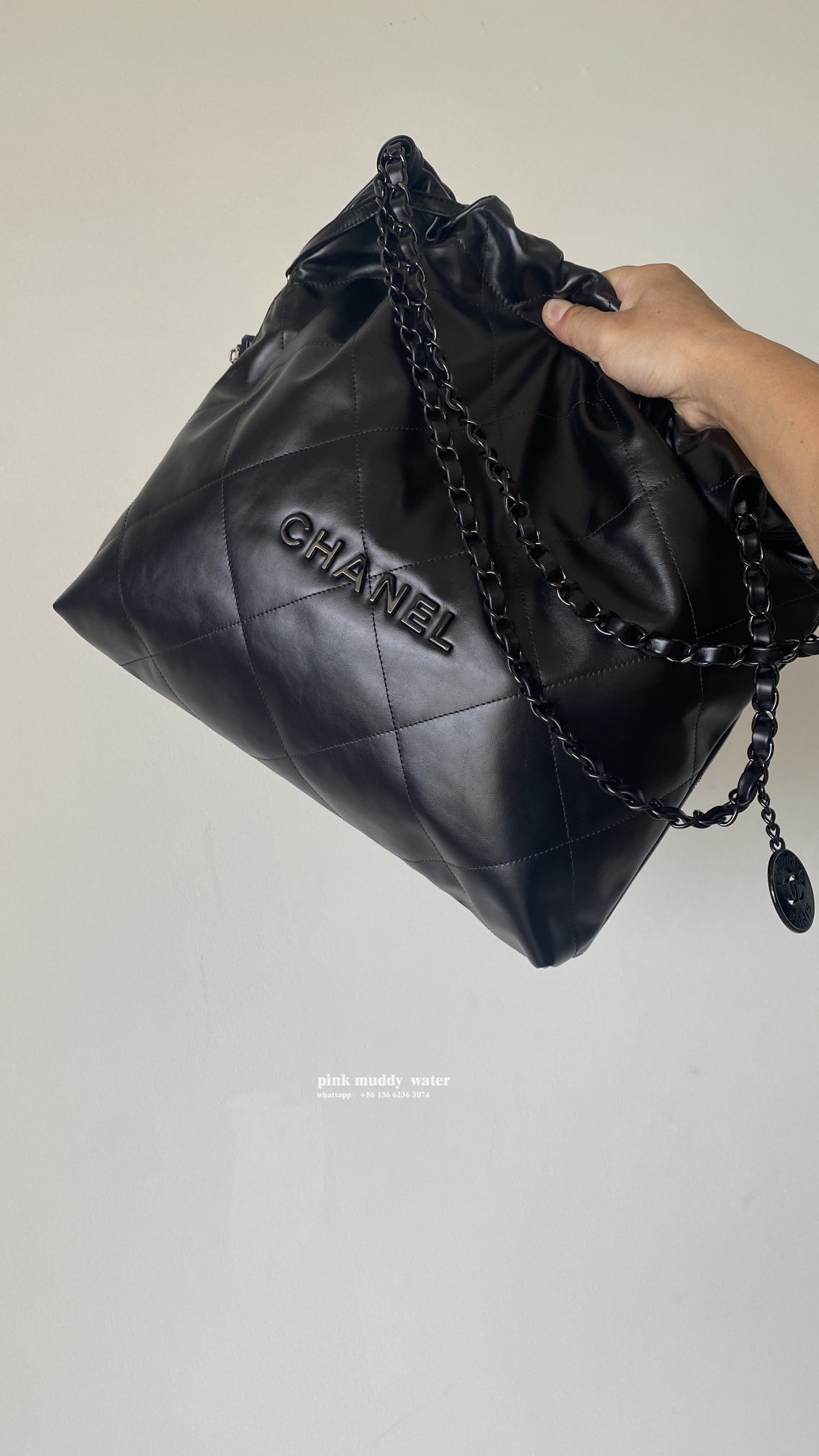 CHANEL 22Bag Tote Shopping Bag