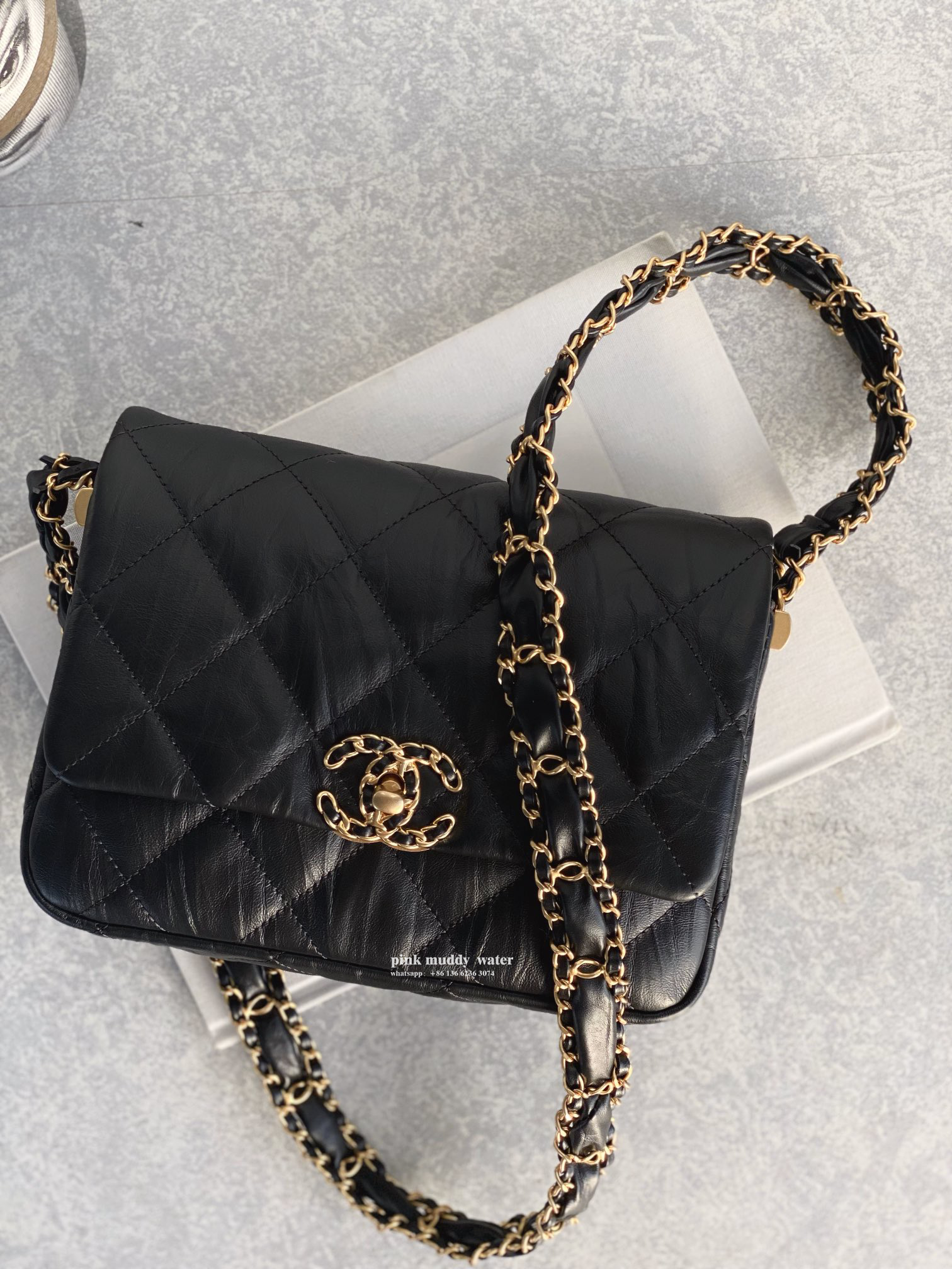 CHANEL 23K Tofu Hobo Bag