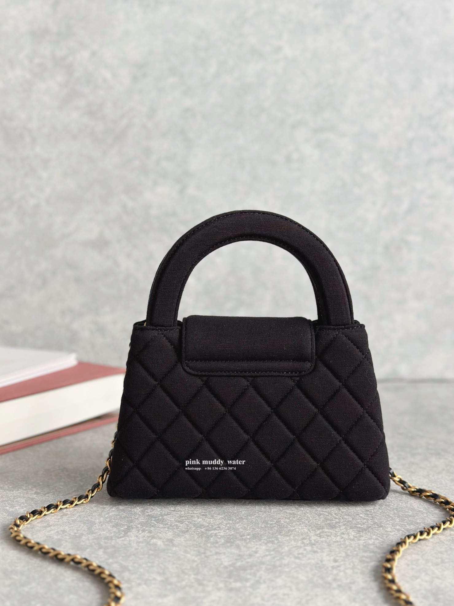 CHANEL 24A Velvet Crossbody Handbag