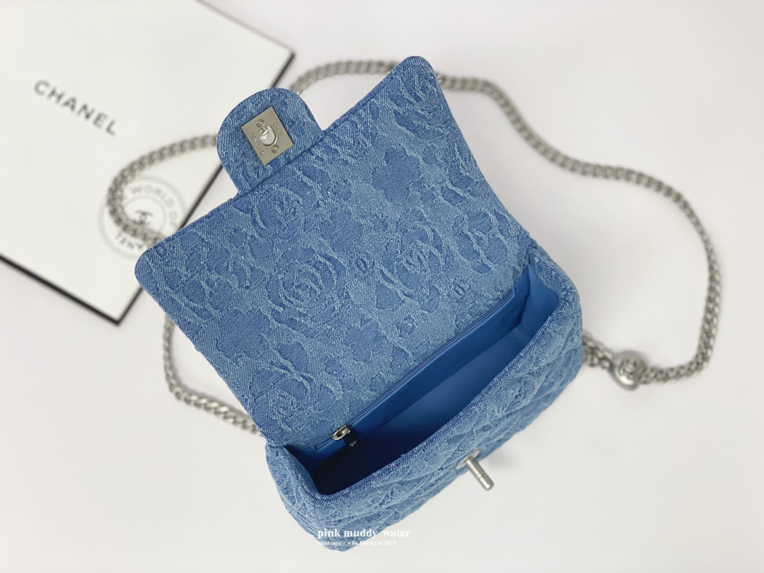 CHANEL 23P CF washed denim