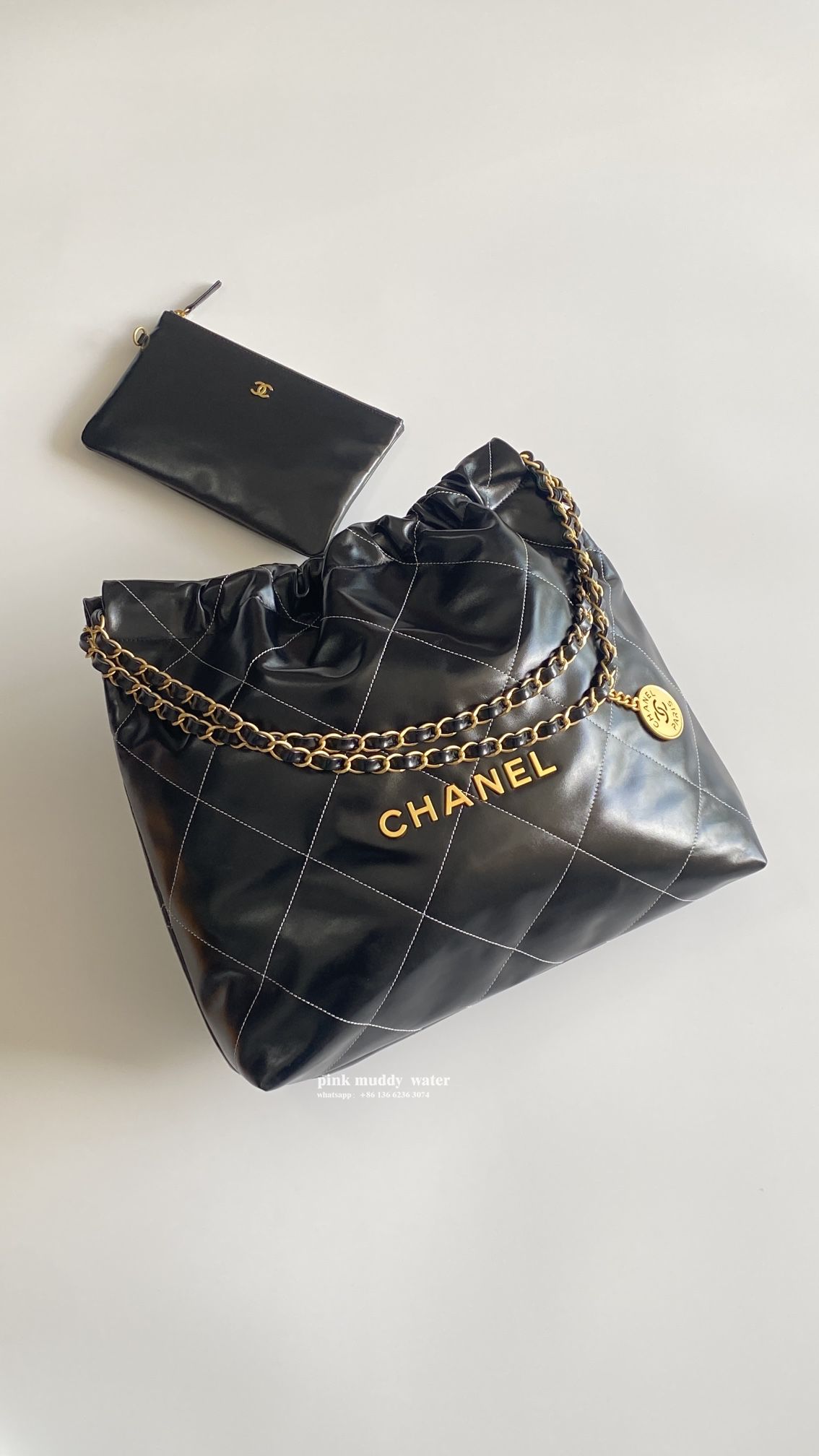 CHANEL 22Bag Tote Shopping Bag