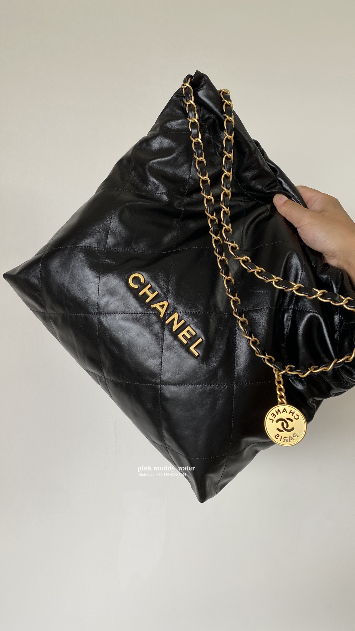 CHANEL 22Bag Tote Shopping Bag