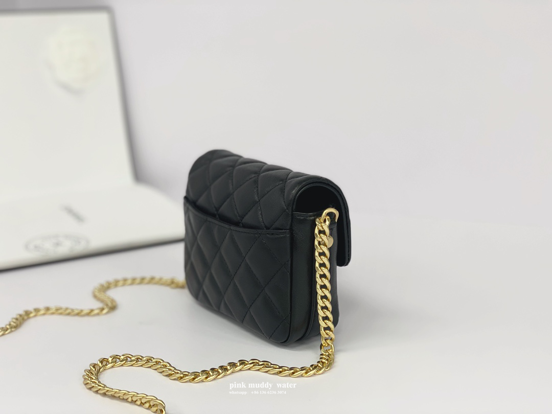 CHANEL 23P lambskin shoulder bag