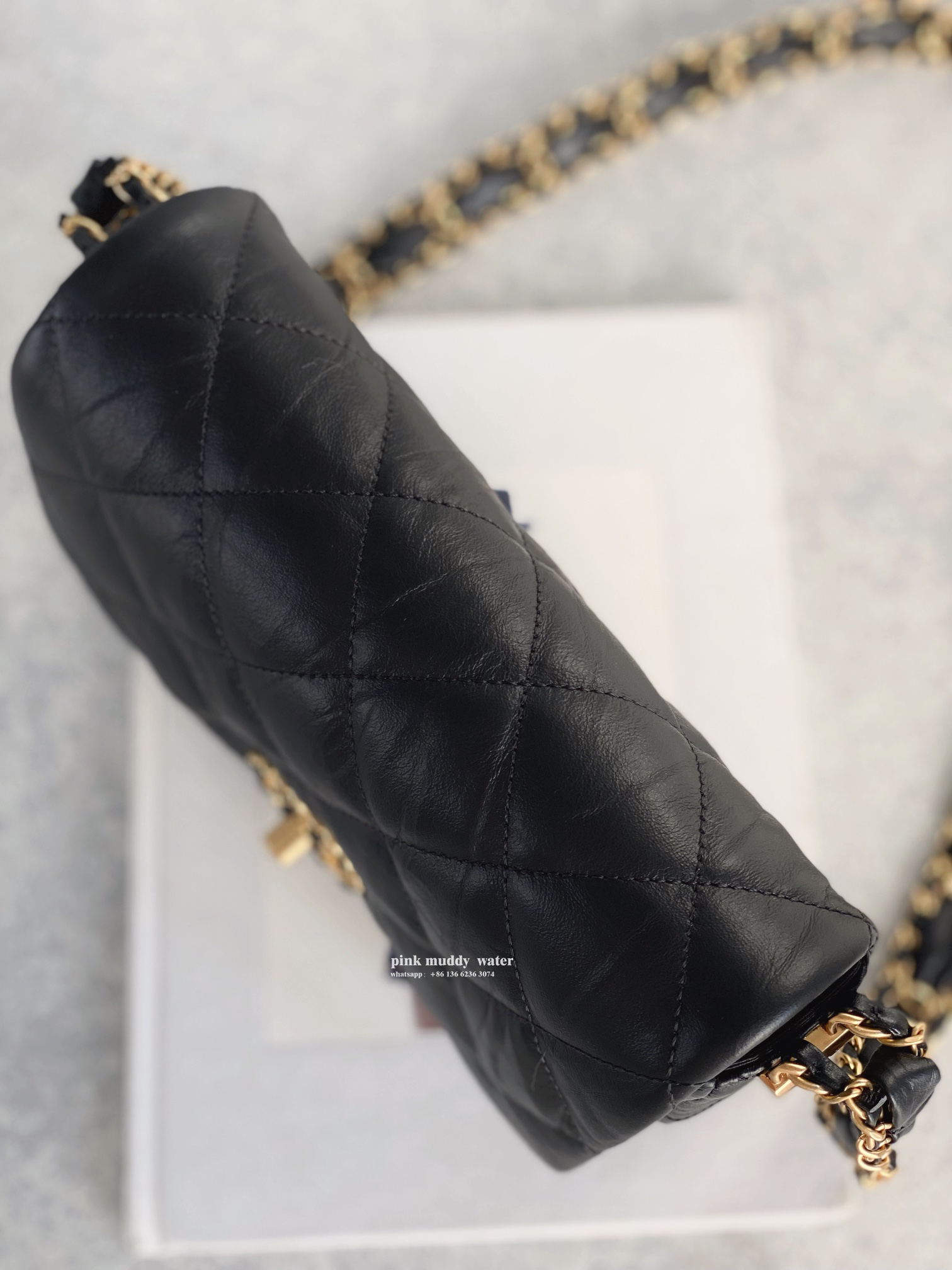 CHANEL 23K Tofu Hobo Bag